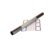 Rouleau couvre-livres cristal non adhésif PVC 8/100ème 3 m x 0,45 m Présentoir - Transparent
