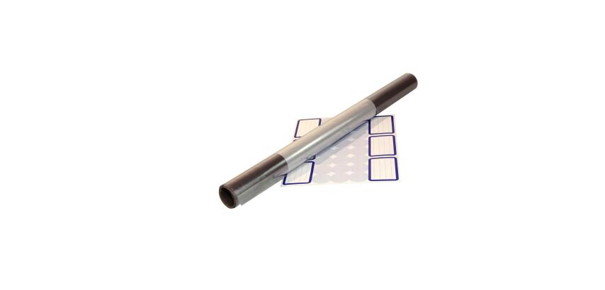 Nicht haftende Buchschutzfolie aus Kristall-PVC 8/100, 3 m x 0,45 m Display - Transparent