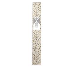 PAPIER DE SOIE IMPRIMÉE, Sachet de 4 feuilles au format 50x75cm - Etoiles dorées - Or