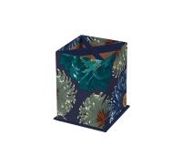 K3 blue, Pot à crayons carré 8,5x8,5x11 cm. - Multicolore