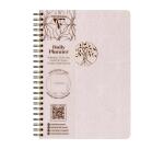 Inspire, Daily planner, Carnet reliure intégrale A5 14,8x21 cm, 148 pages, imprimé, ass.