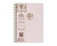 Inspire, Daily planner, Carnet reliure intégrale A5 14,8x21 cm, 148 pages, imprimé, ass.