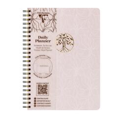Inspire, Daily planner, Carnet reliure intégrale A5 14,8x21 cm, 148 pages, imprimé, ass.