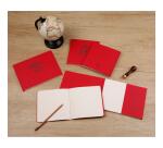 Flying Spirit carnet cousu 50F 15,5x15,5cm 90g - Rouge