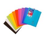 Cahier piqué Koverbook 17x22 cm 96 pages petits carreaux couverture polypropylène opaque 100% recyclé