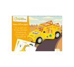Boîte créative, Pliages 3D, Voiture - Jaune