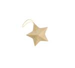 Sachet de 5 étoiles 3x11,5x18cm - Kraft