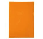 Pk 100 Cut Flush Fldr PVC A4 0.13mm - Orange