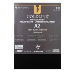 Goldline contrecollé pour passe-partout paquet 10F A2 1,25mm - Noir
