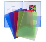 Sachet de 10 chemises double poche polypropylène souple 2/10e - A4 ou A3