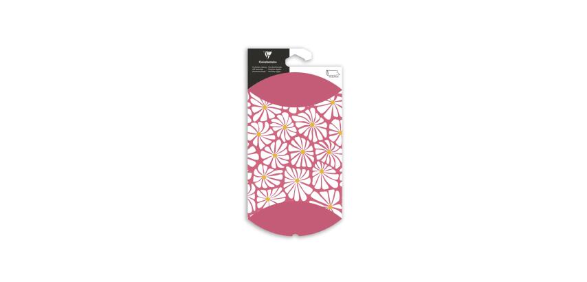 Pochette cadeau, 16x22cm, Flowers - Rose