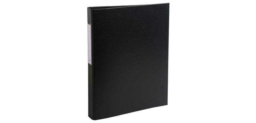 Classeur rembordé polypropylène 2 anneaux ronds de 25mm sur 3eme de couverture