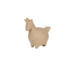 Braunes Pappmaché, Spardose Einhorn 19,5x10x15,5cm - Kraft