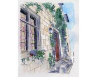 Etival bloc collé 4 côtés 10F 30x40cm 300g grain classic