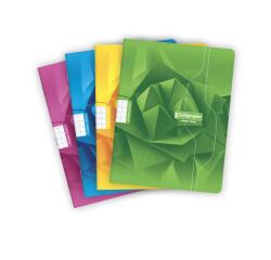 Cahier piqué 7000 17x22 cm 32 pages grands carreaux 70 g - Assortis