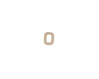 Kraft Letter 'O' 20cm - Kraft