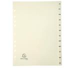 Indices 12 Pt Jan-Dec A4 Card Ivory - Ivory
