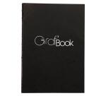 Graf'Book 360° carnet cousu dos brut 100F A4 100g F - Noir