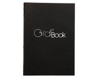 Graf'Book 360° carnet cousu dos brut 100F A4 100g F - Noir