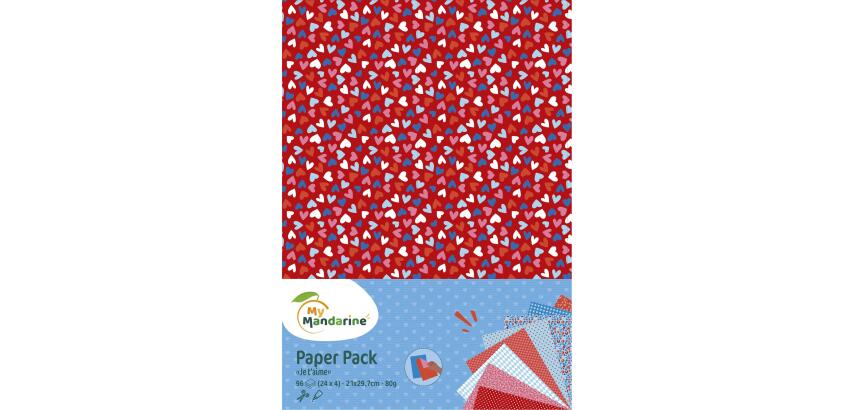 Paper Pack, Liebe - Mehrfarbig