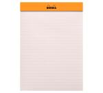 Bloc agrafé Rhodia le R N°16 14,8x21 cm 70 feuillets ligné 90g - Noir
