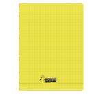 Cahier piqué 8000 POLYPRO Déficients visuels 24x32 cm 96 pages grands carreaux 2, 5mm agrandi 10/10 90 g - Assortis