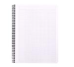 Notebook Rhodia Classic reliure intégrale & 22,5x29,7 cm 160 pages petits carreaux 5x5 avec cadre en-tête détachables perforation 4 trous 80g - Assortis