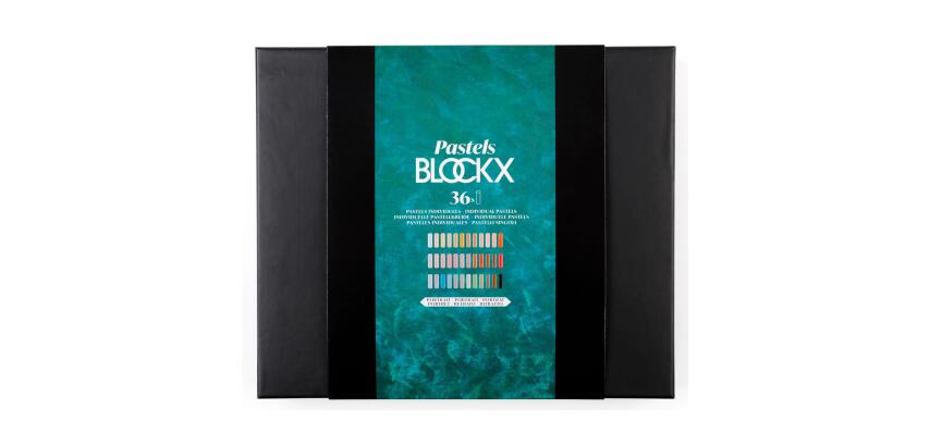 BLOCKX Wooden Box of 36 Soft Pastels - Portrait