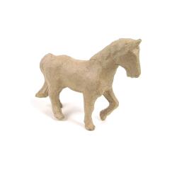 Décopatch cheval, papier-mâché, petit