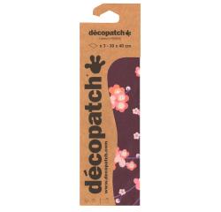 3 Décopatch sheets réf. 707 - Purple