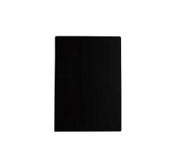 Support visuel en ardoise incliné A6 - Noir