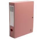 Archivbox mit Druckknopf, Rückenbreite 80mm, Recycling-PP, Skandi - Farben sortiert