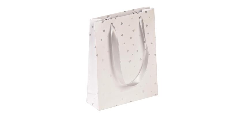 Valentine, sac moyen 17x6x22 cm - Blanc