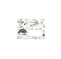COLLECTION EUCALYPTUS, Paquet de 20 enveloppes imprimées Pollen 114x162mm 120g/m2 - Vert 3 - Vert