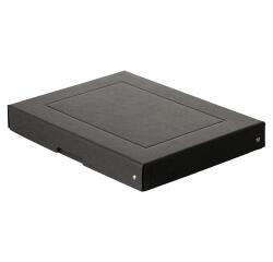 Falken - PURE Box Black DIN A4, Füllhöhe 40 mm schwarz - Schwarz