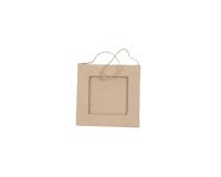Mini cadre carré 8x8cm - Kraft