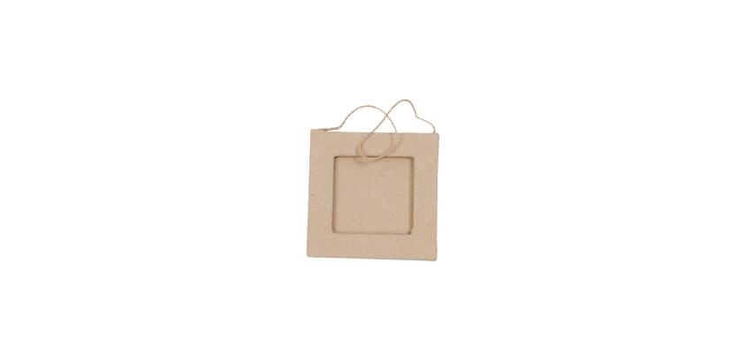 Mini Square Frame 8x8cm - Kraft
