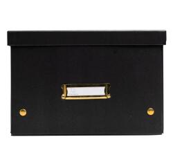 Boîte de rangement à plat carton 27x36x19cm Néo Déco