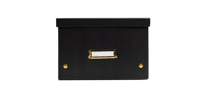 Opbergdoos in karton 27x36x19cm Neo Deco, vlak geleverd
