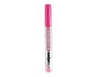 DARWI Kalte Keramikfarbe, Marker 2mm Spitze, Inhalt 6ml, Pink - Rosa