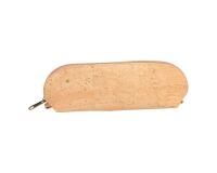 LIÈGE Petite trousse ovale certifiée VEGAN 16x5x6 cm naturel
