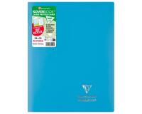 Cahier piqué Koverbook 24x32 cm 96 pages grands carreaux couverture polypropylène opaque 100% recyclé