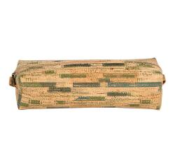 KURK VEGAN Pennenzak rechthoekig 21x6x5cm - vegetal