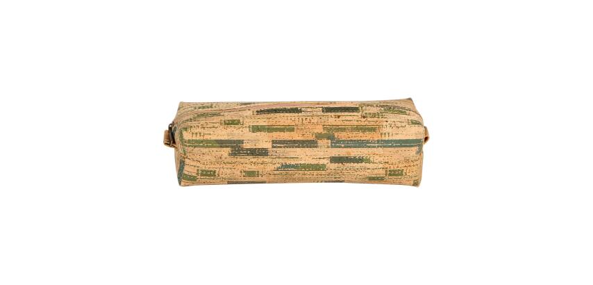 LIÈGE Trousse rectangulaire certifiée VEGAN 21x6x5 cm végétal
