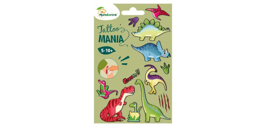 Tattoo Mania, Dinosaures - Multicolore