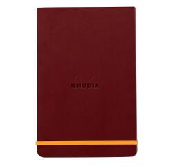 Rhodia Hardcover Webnotepad - 9 x 14 cm ? Lined - Wine