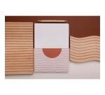 Terracotta, Carnet brochure souple A5 14,8x21 cm, 160 pages, ligné, dos brut, ass.