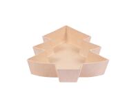 Plateau sapin 17x14x3 cm - Kraft