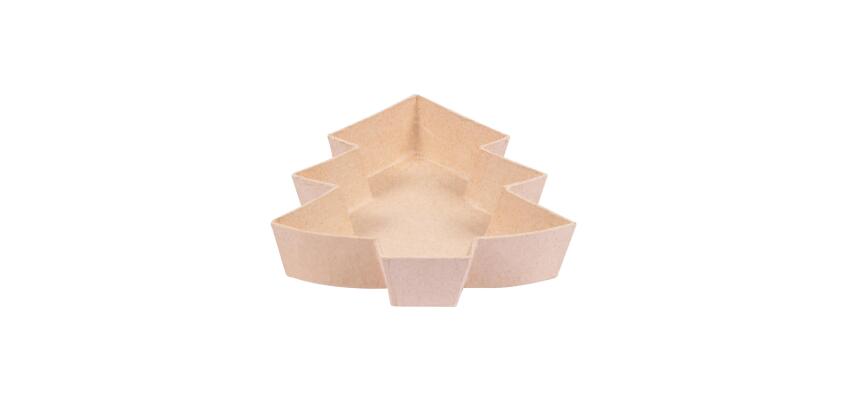 Plateau sapin 17x14x3 cm - Kraft