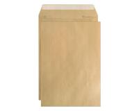 Boite de 250 Pochettes Kraft Adour Brun C4-229x324 mm - Auto-Adhésives - 90g/m2 - Brun